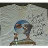 Image 1 : MICHAEL JACKSON SIGNED NEVERLAND T SHIRT.