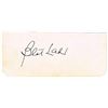 Image 1 : BERT LAHR SIGNED PAPER.