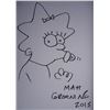 Image 1 : MATT GROENING DRAWING OF MAGGIE SIMPSON.