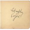 Image 1 : HUMPHREY BOGART SIGNED ALBUM PAGE.