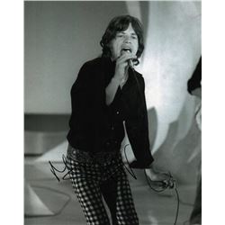 MICK JAGGER SIGNED PHOTO.