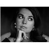 Image 1 : NATALIE WOOD POSING: BILL RAY SIGNED SILVER GELATIN PRINT.