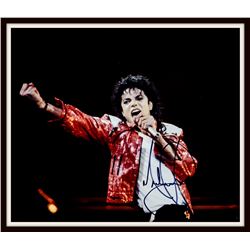 MICHAEL JACKSON SIGNED BAD ERA PHOTO.