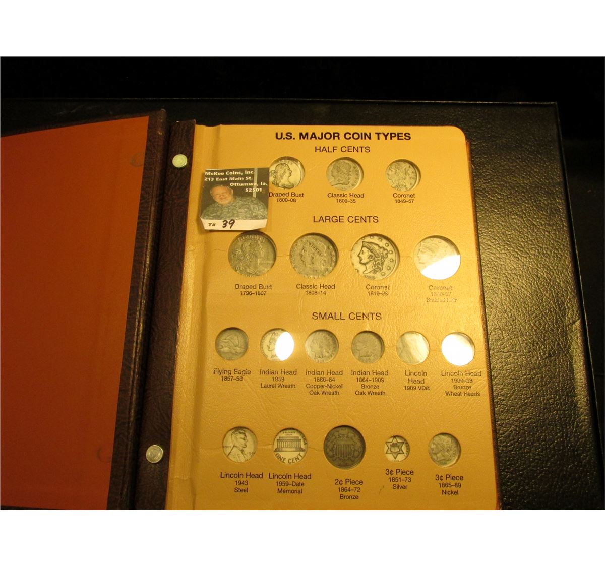 Littleton Coin Library Deluxe Album "United States Type", Used