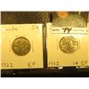 Image 1 : Lot Canada Nickels: 1922 EF & 1922 Choice EF.