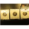 Image 1 : Lot of Newfoundland Five Cent Silver: 1943C VF, 1944C VF, & 1945C EF.