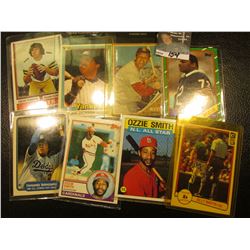 1982 Donruss "Billy Martin Mgr" # 491 Ball Card, personally autographed; & (7) other All Star Baseba