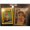 Image 1 : 1982 Topps "Johnny Bench MVP" Kmart 20th Anniversary Card with original autograph; & "Gene Conley" #