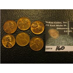 (5) 1940 S EF-AU & 27 P AU Lincoln Cents.