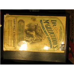 "The Original Formula Dr. McGillicuddy's Menthomint Schnapps Imported from Canada Last Will & Testam