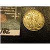Image 2 : (2) different Risque Match Cover Convention Match Covers; & 1944 P Walking Liberty Half Dollar, EF.