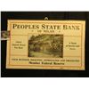 Image 1 : 1930 era sign "Peoples State Bank of Milan/Safety/Deposit Boxes/For Rent/ A Bank/of Service and/Safe