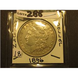 1896 P Morgan Silver Dollar. EF.