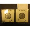 Image 2 : 1967 Denmark 20 Ore, KM650, Unc; & 1959 Greece 10 Lepta, Unc. Total KM value $50.00.