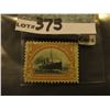 Image 1 : Scott #399 10c Pan-American Expo. Issue, Yellowbrown & Black, Mint Very Lightly Hinged.
