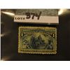 Image 1 : Scott #290 1c  Columbian Expo. Issue, Deep Blue, Mint No Gum.