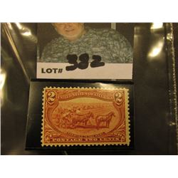 Scott #286 2c Trans Mississippi Expo. Copper Red, Mint Never Hinged.