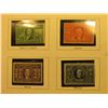 Image 2 : Scott #223-226 1c-5c 1904 Louisiana Purchase. All Mint, 1c M.N.H., 2c Mint Hinged, 3c Mint Partial G