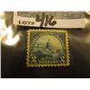 Image 1 : Scott #572 $2. Deep Blue. Mint Hinged Rement.