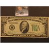 Image 1 : Series 1934 B $10 Federal Reserve Note, obverse Macro G127, reverse Macro 1093, EF.
