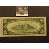 Image 2 : Series 1934 B $10 Federal Reserve Note, obverse Macro G127, reverse Macro 1093, EF.