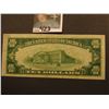 Image 2 : Series 1934 A $10 Federal Reserve Note, obverse Macro G67, reverse Macro 844, VF.