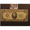 Image 1 : Series 1934 A $20 Federal Reserve Note, obverse Macro F55, reverse Macro 397, VF.