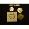 Image 2 : "Scanlan's/Tavern/Solon,/Iowa", "Good For/5c/In Trade", br., 4-sc., Token; 1964 BU Canada Nickel; 19