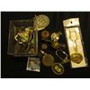 Image 1 : (2) Like New "Jerusalem" Key Rings; & a group of Old keys, latch, buttons, and etc.