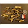Image 1 : A large group of brass "Member" badges designed to attach a ribbon; "Topeka 1938" Brass Pin-back; & 