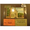 Image 1 : 3 1/4" x 5 3/8" matted print "Storey County Court House Virginia City, Nevada", in original shrink w