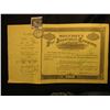 Image 1 : 1934 Stock Certificate with attached stub from "Security Fire Insurance Company Davenport, iowa"; & 