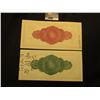 Image 2 : $1 MS #:  NJ165-1 (hole cancelled) & $10 NJ165-10 (not hole cancelled) (This latter is the next note
