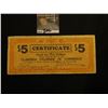 Image 1 : April 10th, 1933 Clarinda, Iowa Depression Scrip Extremely Rare Red Serial number. (???MS #:  IA220-