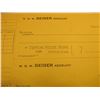 Image 2 : A large group of Three-piece Sheets of blank Checks from "W.G.W. Geiger Account" drawn on "Tipton St