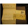 Image 1 : Blank Scrip for an advertising note; Reproduction "Internal Improvement and Canal Fund Scrip"; & 185
