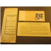 Image 2 : Blank Scrip for an advertising note; Reproduction "Internal Improvement and Canal Fund Scrip"; & 185
