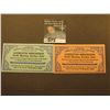 Image 2 : 1938 Lexington (Kentucky?) Depression Scrip 20 & 50 "Worthmore Progressive Dividend System". Both CU