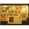 Image 1 : 1949 Denmark Cover with Crowned Prince & a large group of "Royal Visit" 1939-40 era Canadian Covers,