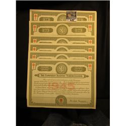 $5, $10, $15, $20, $25, $50, $500, & $1000 Series 1945 "The Crusade of the Double-Barred Cross Chris