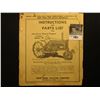 Image 1 : Instructions and Parts List for John Deere General Purpose Tractor model "B" Book, 46 Pages and Publ