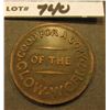 Image 2 : "The Glow Worm/One Penny", "Good For A Copy/of the/Glow Worm", EF, 31mm.