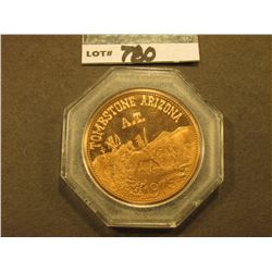 "Tombstone, Arizona/A.T./1975", "Tombstone Commemorative Series Issue…", proof, 39mm, encased.