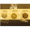 Image 2 : "Jefferson Davis Confederate Seal no. 27" Three-piece set from March 1961 Coin-of-the Month Club. Ox