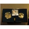 Image 3 : 1995 S Two-piece Civil War Commemorative Dollar & half-Dollar Set in original box of issue. Both Gem