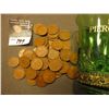 Image 2 : Emerald Glass Mug with Goldine base marked "Souvenir of Pierce, Nebr." with (51) Old 1940 era Panama