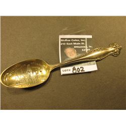 "Cornell/College Mt. Vernon/Iowa/Chapel" Souvenir Spoon stamped on the reverse "Sterling Copyrighted