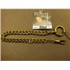 Image 2 : Large Heavy Men's 11" Watch Chain. Appears to be Coin Silver, but unmarked.