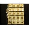 Image 1 : (20) different World Coins in a plastic page, all attributed by KM no., size, denomination, & etc. I
