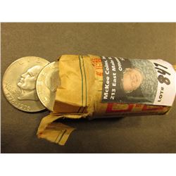 1976 D Type One Roll of Eisenhower Dollars. Uncirculated. (20 pcs.).